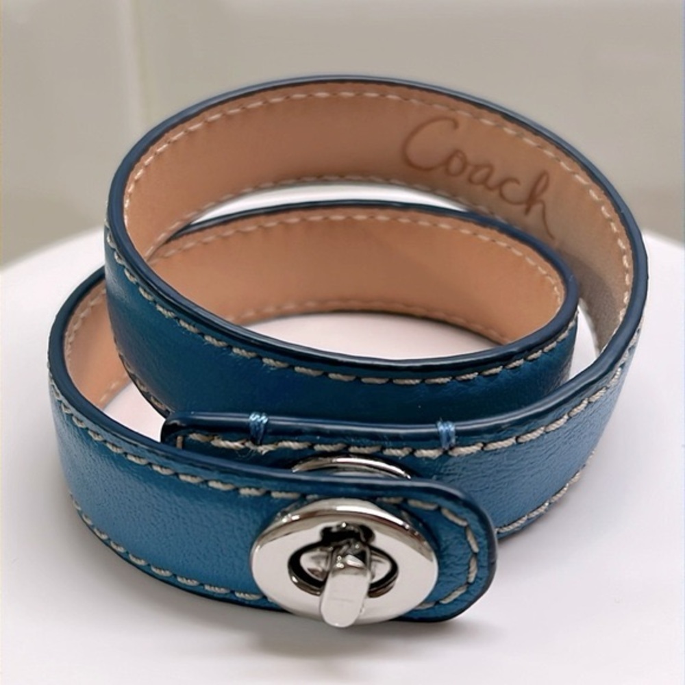 COACH Double Wrap Around Turnlock Bracelet